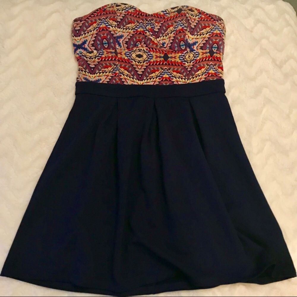 Strapless dress